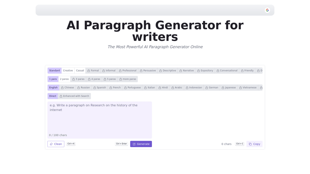 aiparagraphgenerator.net