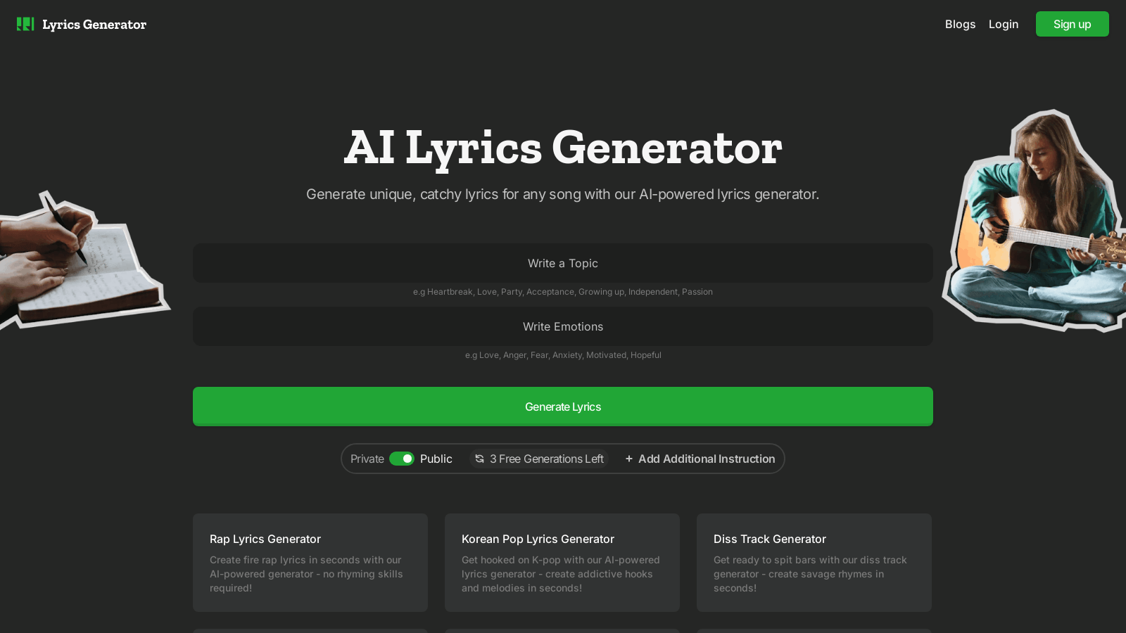 lyricsgenerator.com