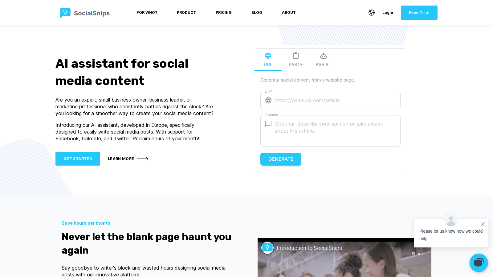 socialsnips.io