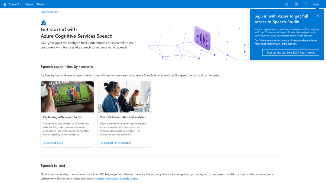 speech.microsoft.com