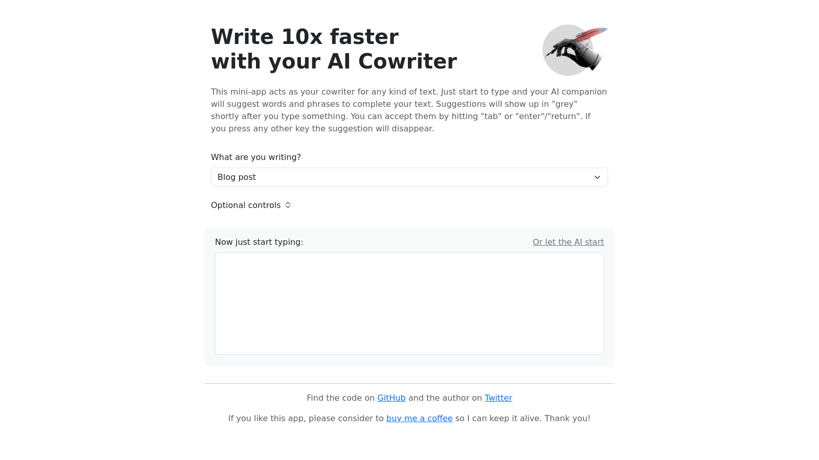 Boost Your Writing Speed with AI-Powered CoWriter