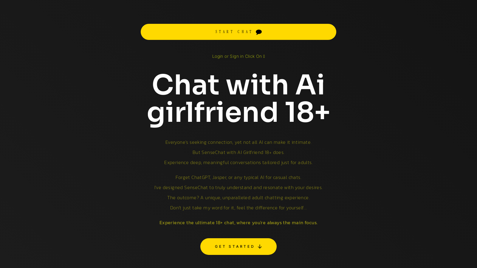 Connect Intimately with AI Girlfriend 18+ | SenseChat Experience