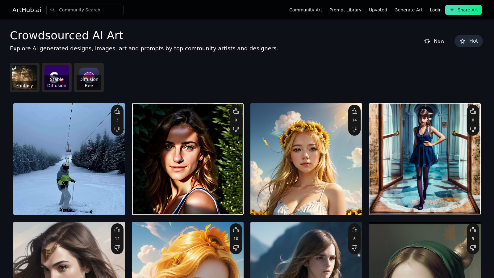 Arthub.ai – Unleash Creativity with AI-Generated Art