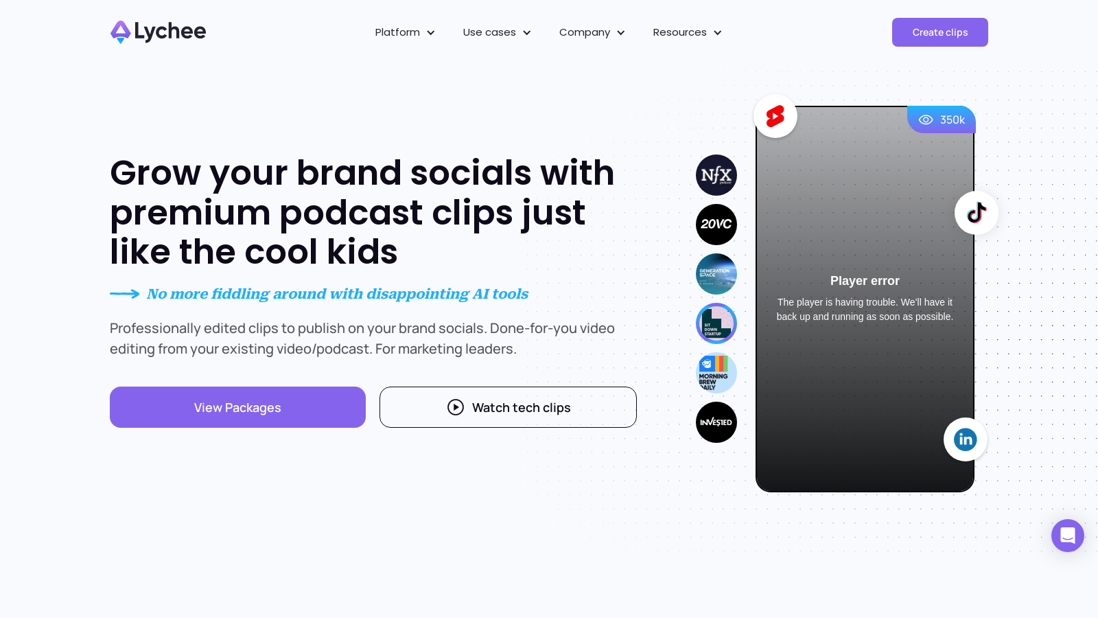 Elevate Your Brand with Lychee’s Expert Podcast Clip Editing