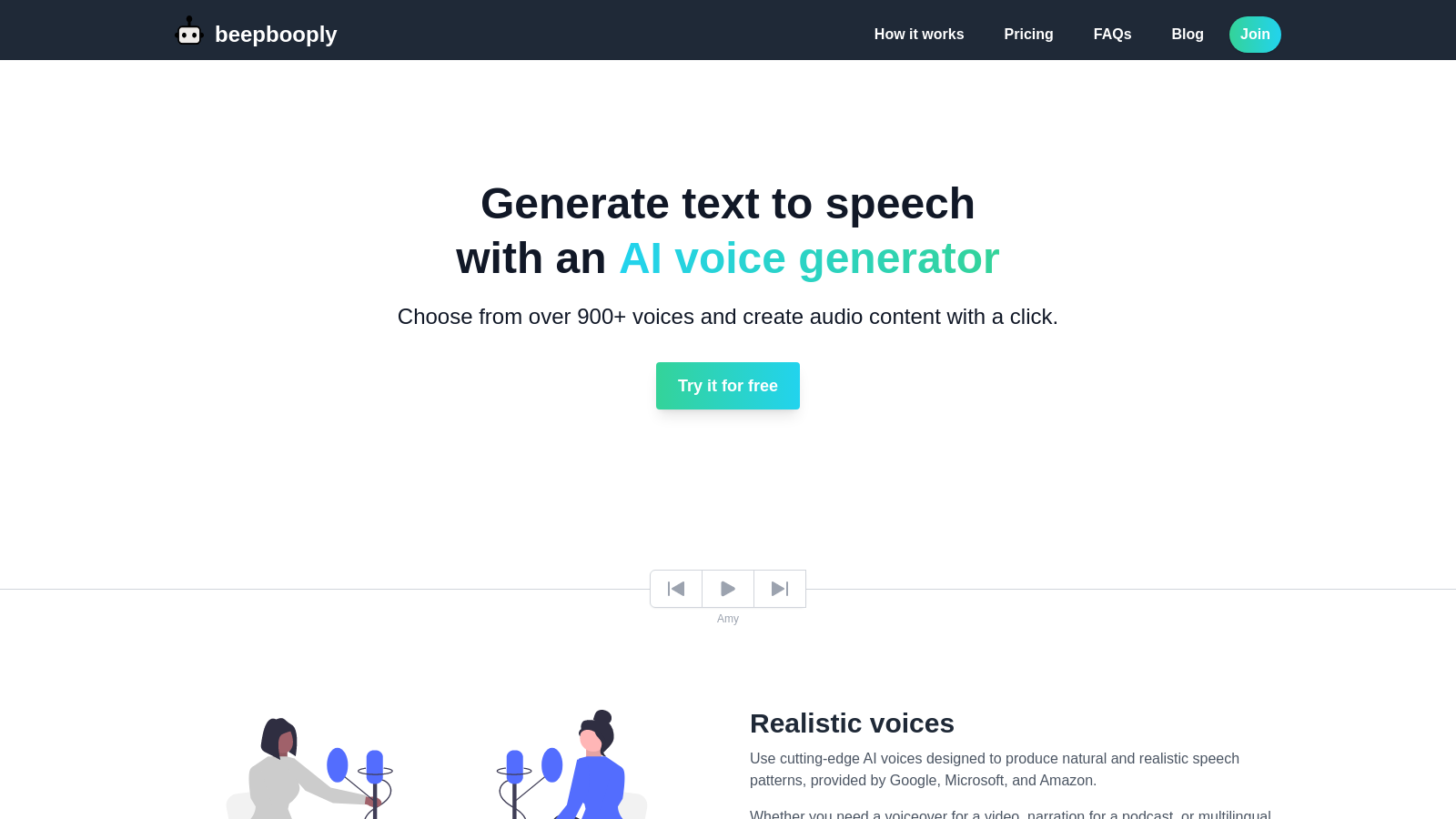 Beepbooply – The Ultimate AI Voice Generator