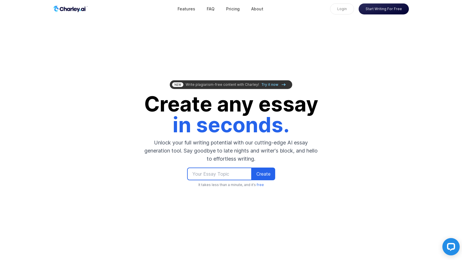 Charley AI: Revolutionize Your Essay Writing Experience