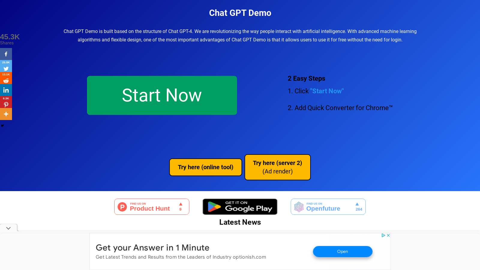 Experience the Future of Interaction with Chat GPT Demo