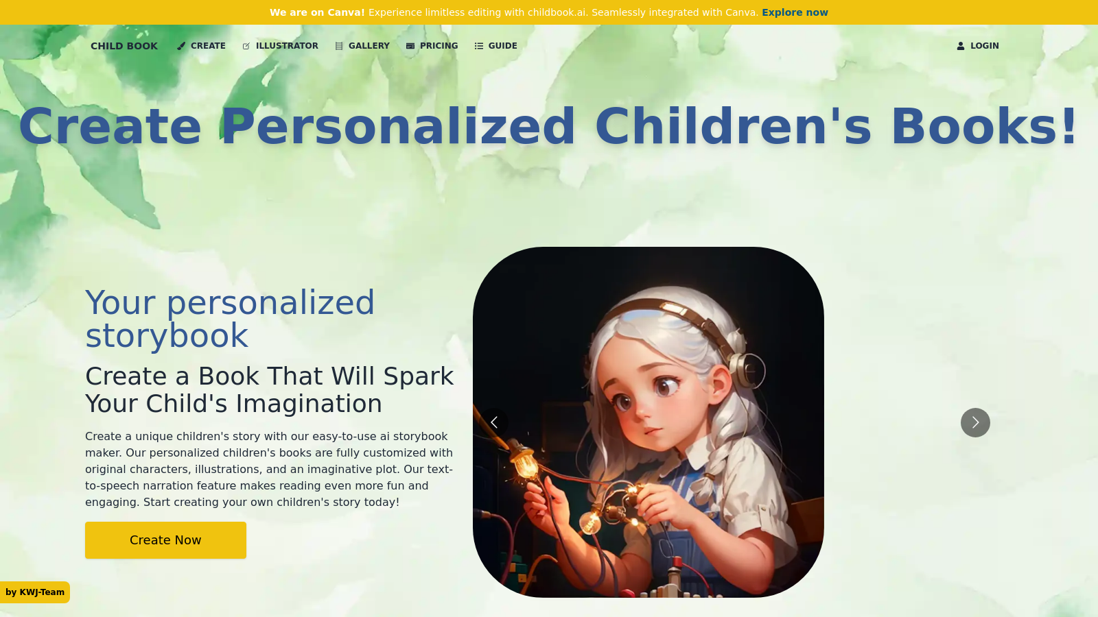 Childbook.ai – Unleash Creativity with Personalized AI Children’s Books