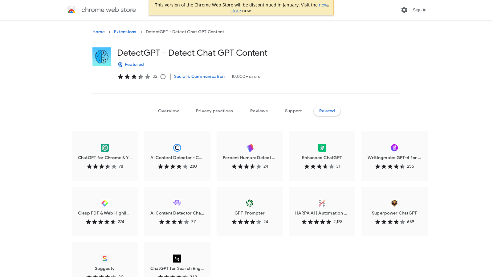 DetectGPT: AI Content Detection Chrome Extension