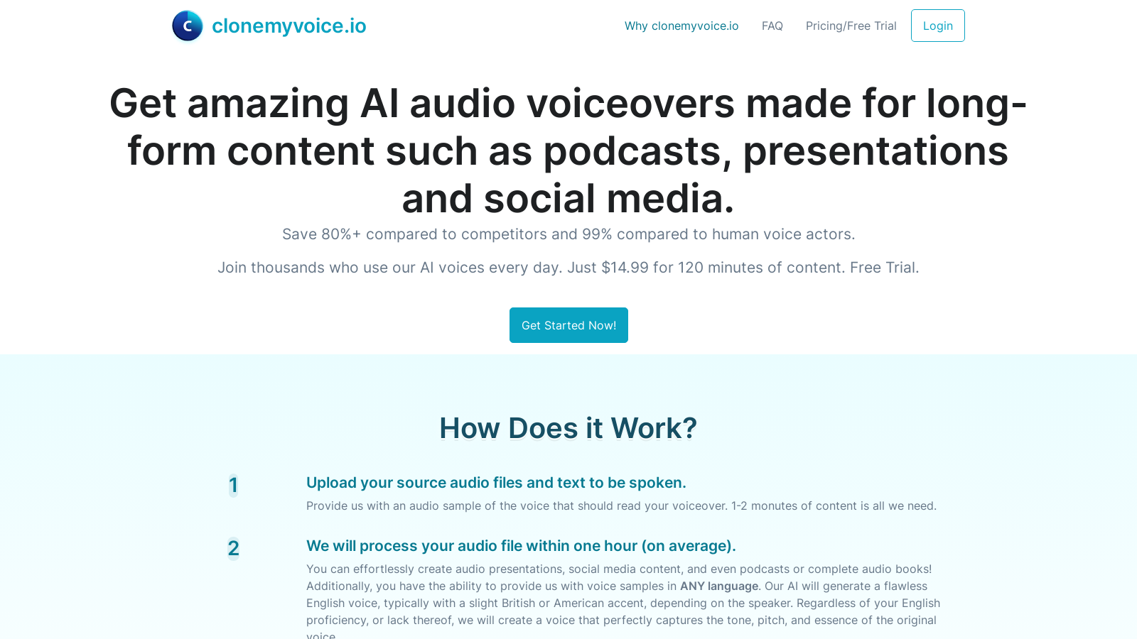 AI Voiceovers for Podcasts & Presentations – High Quality, Low Cost