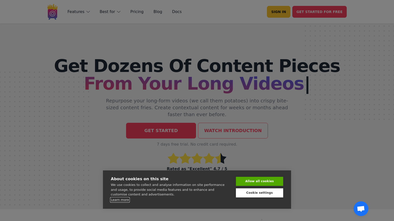 Turn your videos into dozens of pieces of content