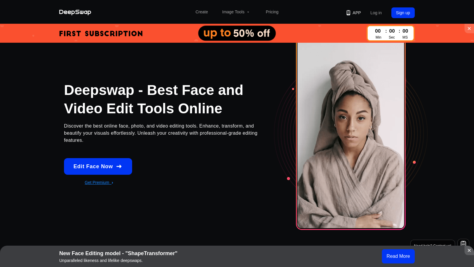 Deepswap: Professional-Grade Face & Video Editing Online