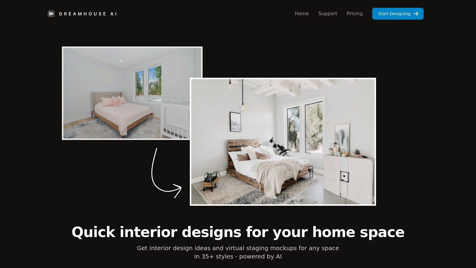 Revamp Your Space with Dreamhouse AI – Instant, Affordable Interior Design