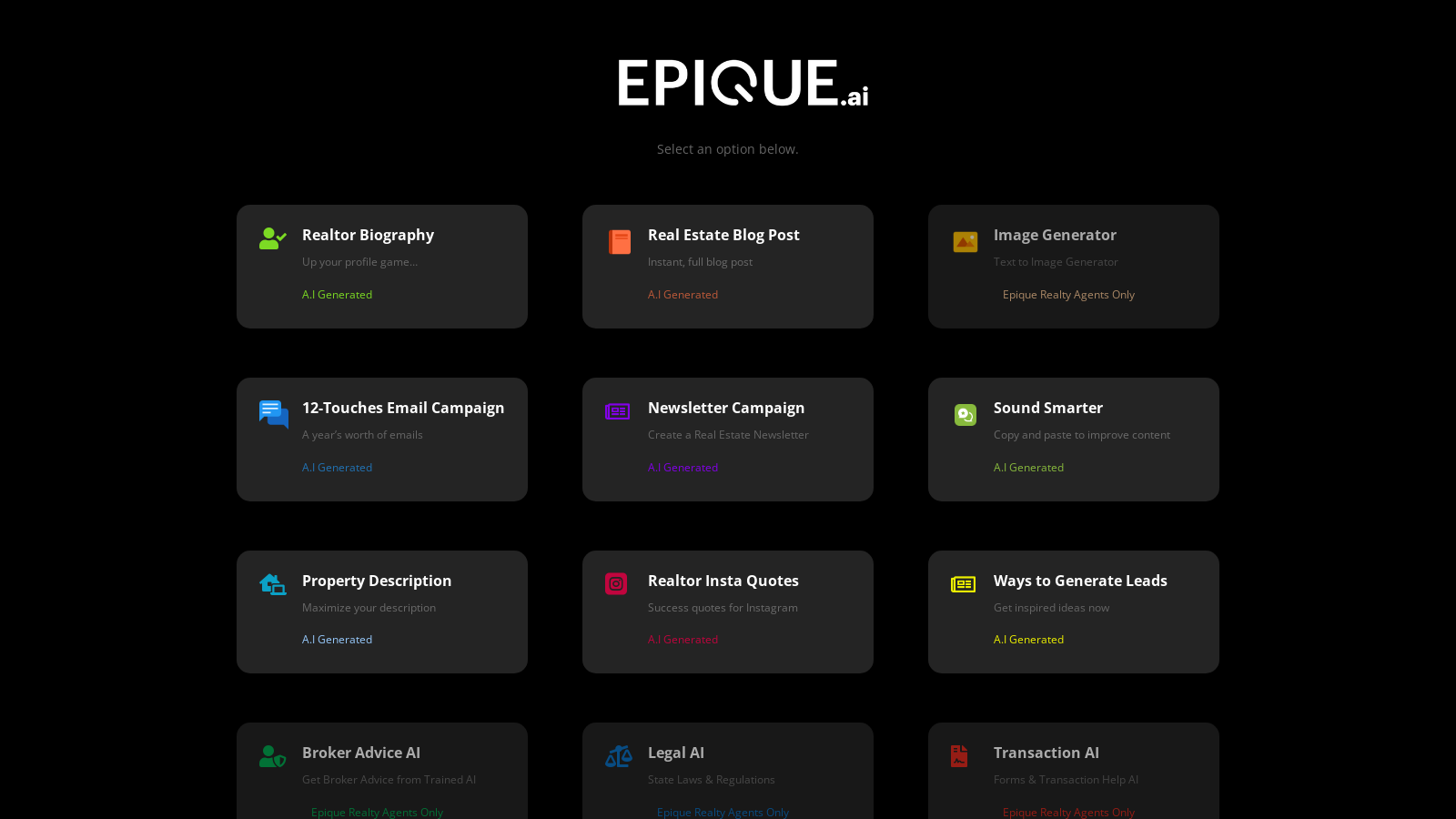 Revolutionize Real Estate Marketing with EpiqueAI