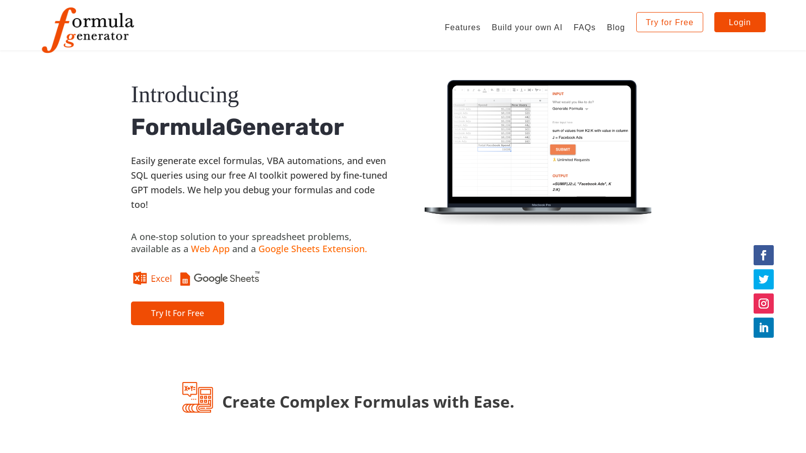 FormulaGenerator: Your AI-Powered Excel & SQL Code Companion