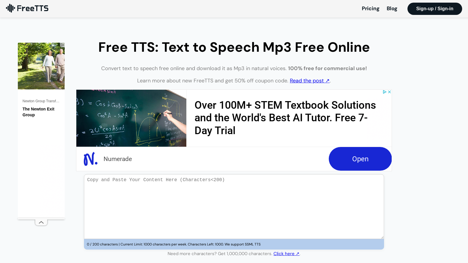 Convert Text to Speech with Free TTS – High-Quality & Multilingual