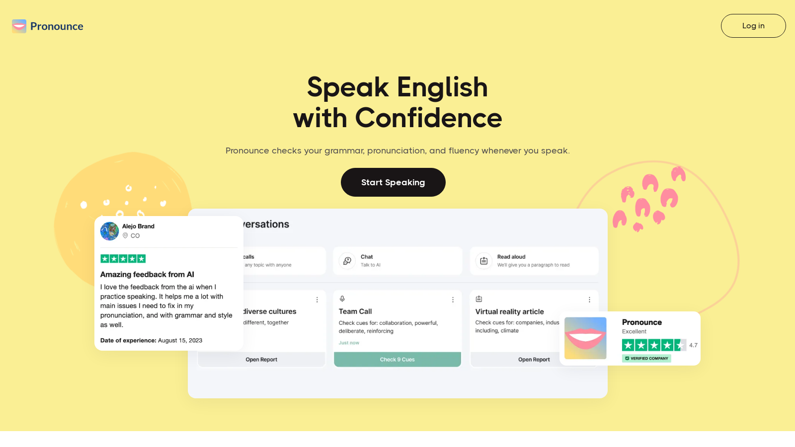 Speak English with Confidence with Pronounce AI