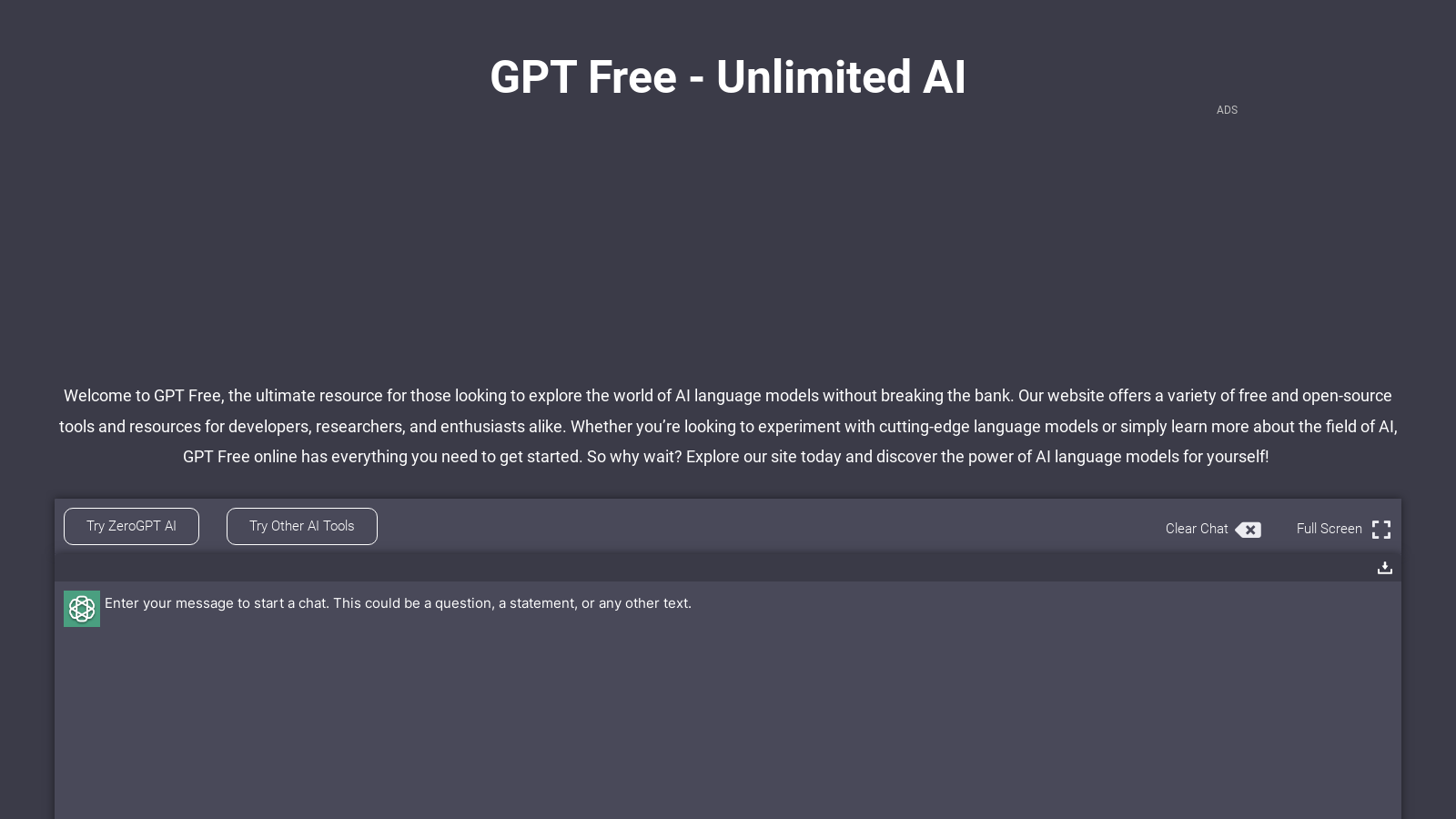 Experience Unlimited AI with GPT Free – No Cost AI Solutions