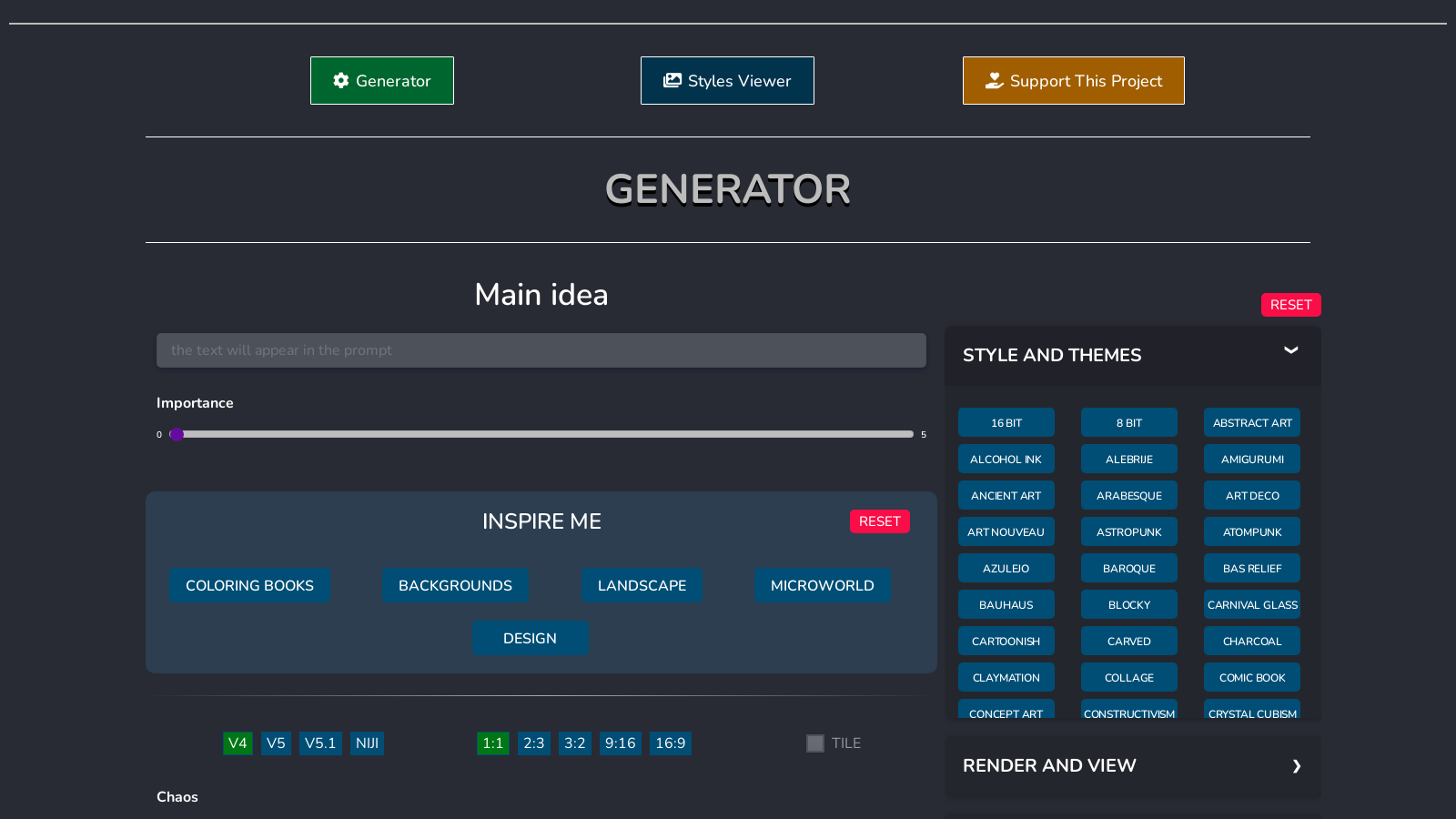 Extraordinary Content & Design Generator