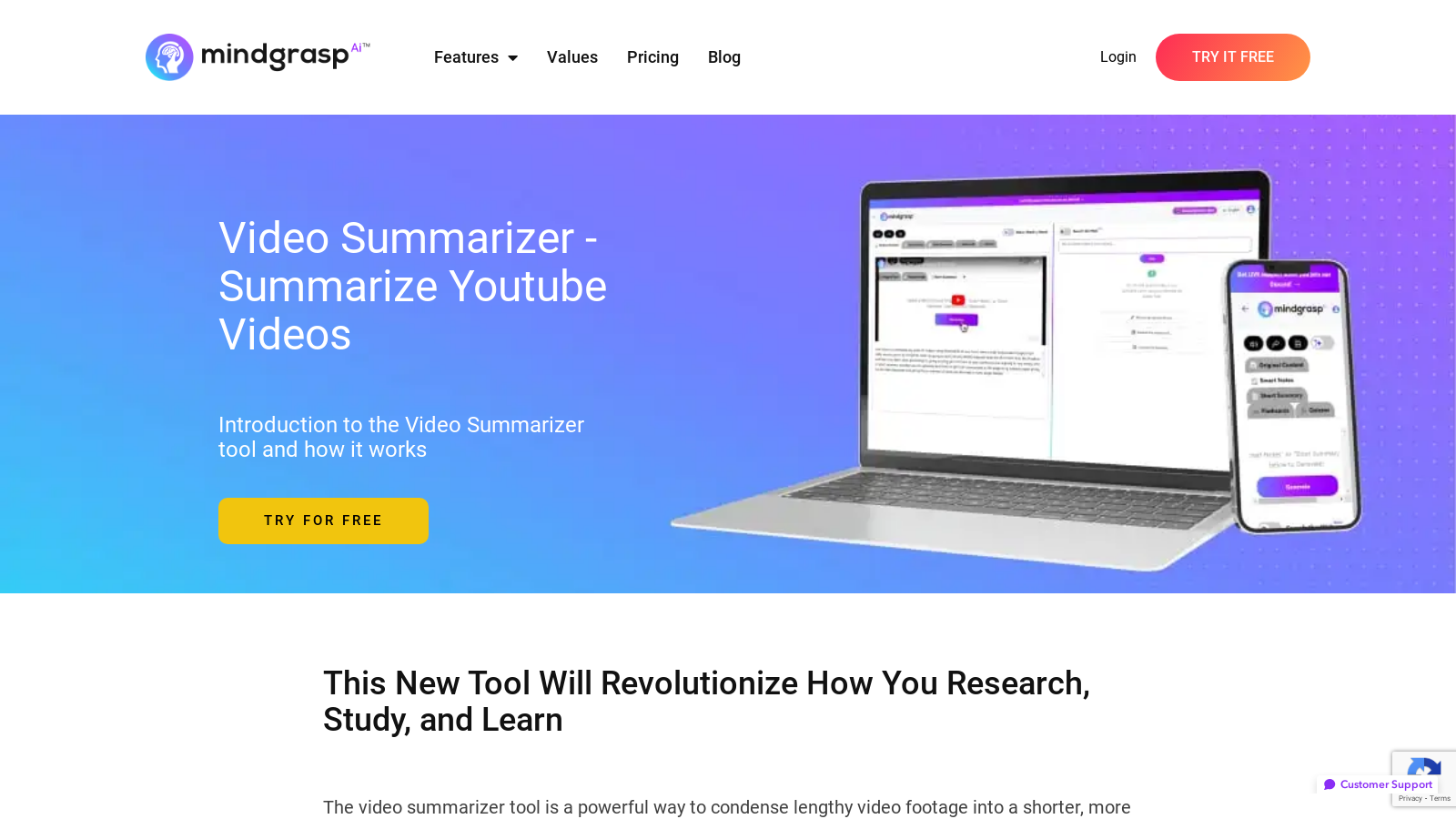 Revolutionize Learning with Mindgrasp: The Ultimate Video Summarizer