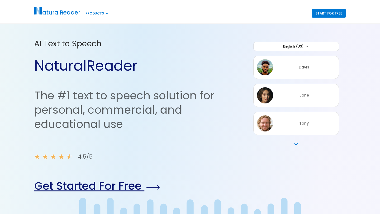 NaturalReader: Advanced AI Text to Speech for Personal and Commercial Use