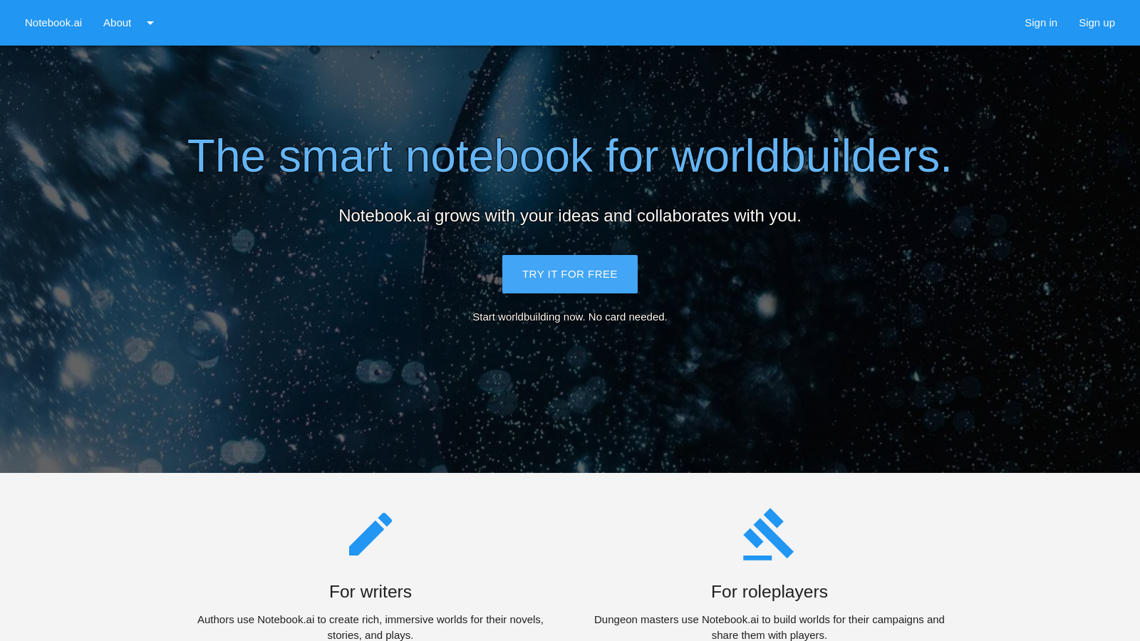 Notebook.ai: Your Essential Worldbuilding Companion