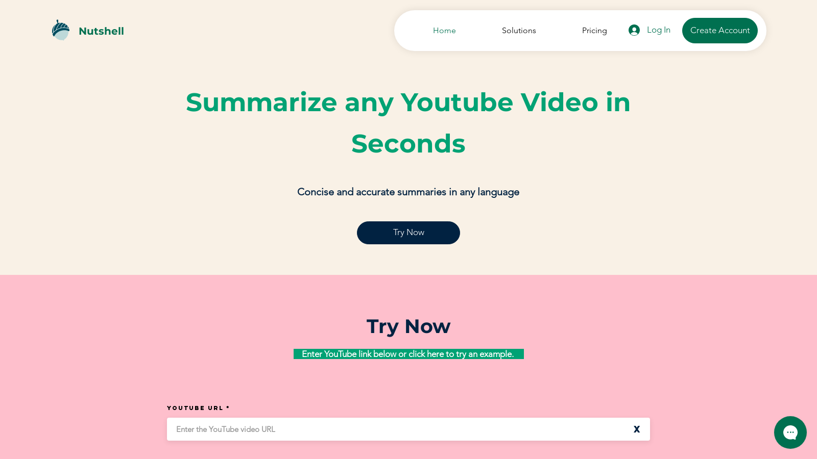 Nutshell Summaries: AI-Powered YouTube Summarizer