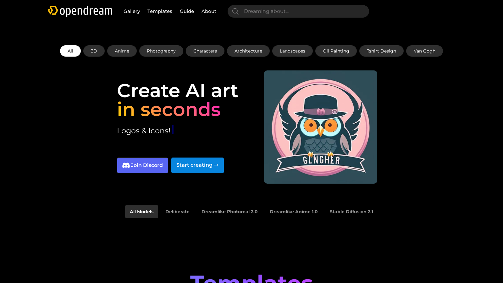 OpenDream: AI Art Generator – Create Stunning Art in Minutes