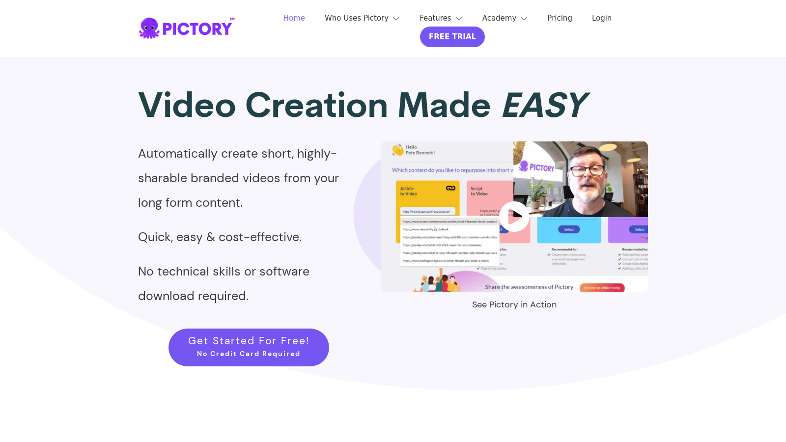 Pictory – Video Marketing Made Easy