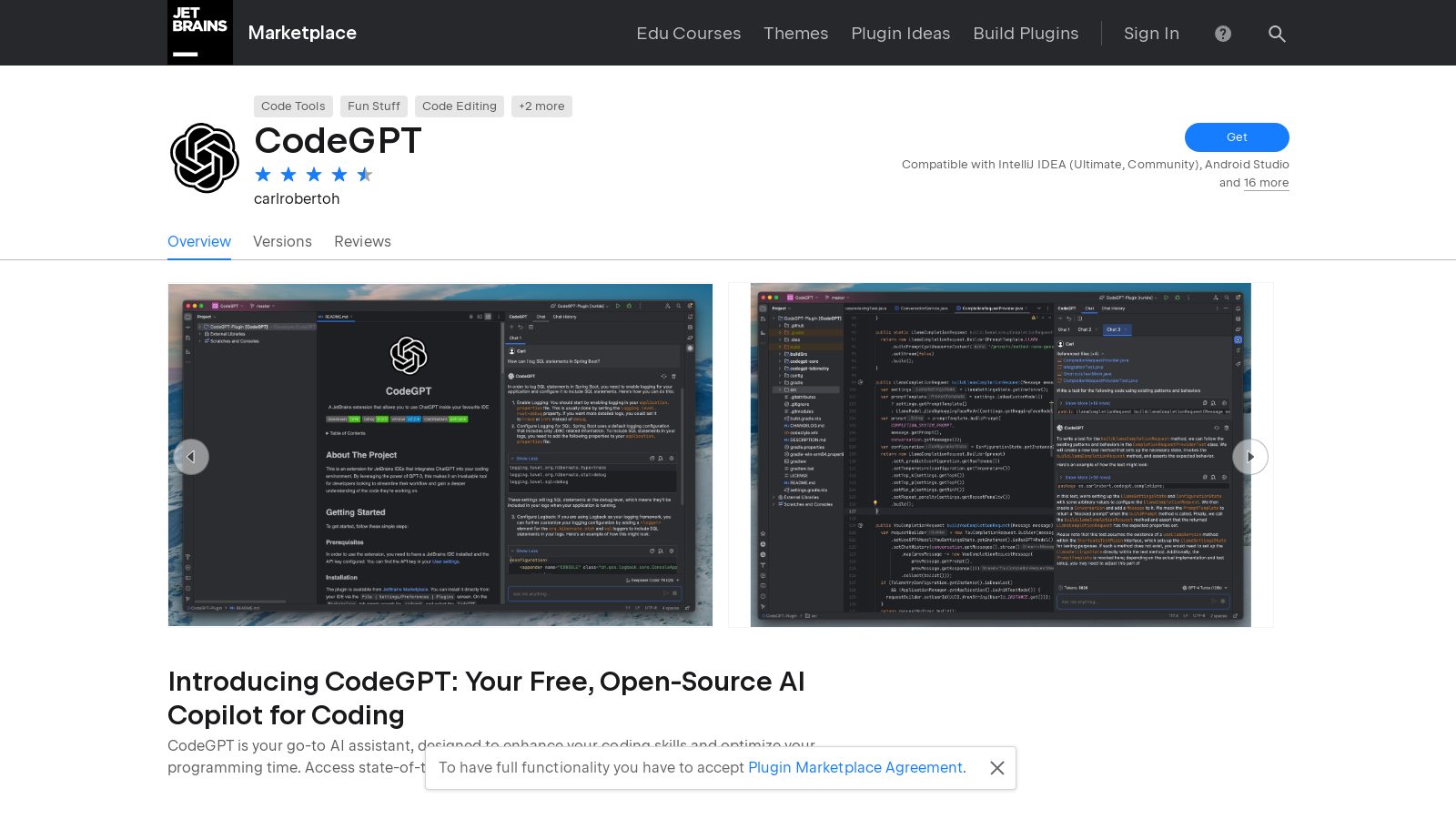 CodeGPT: Free AI-Powered Coding Assistant – Enhance Your Programming Now!