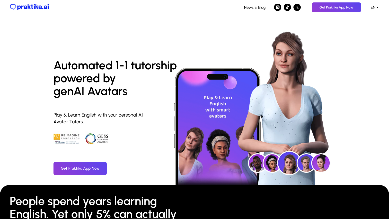 Mastery English with Praktika: Your AI Tutor App