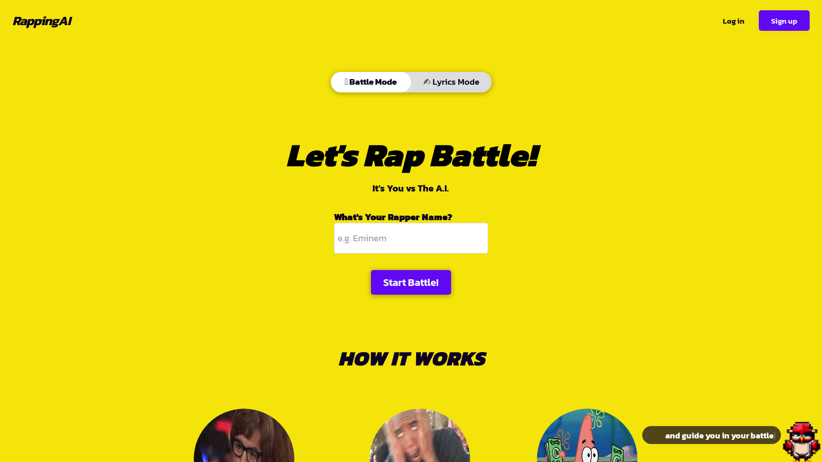 RappingAI: Your Personal AI Rap Battle Simulator