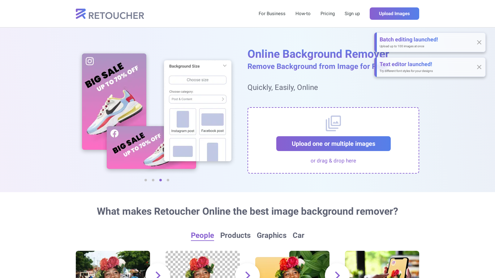 Retoucher Online: Swift & Free Image Background Removal Tool