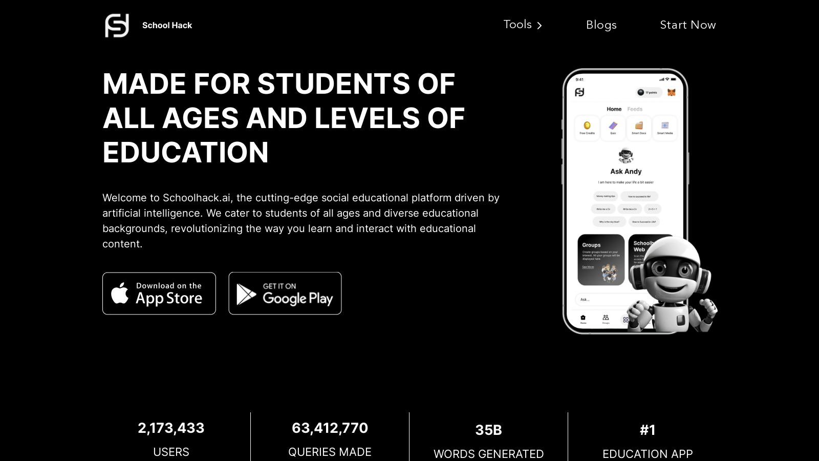 Revolutionize Learning with SchoolHack.ai – Your AI-Powered Educational Partner