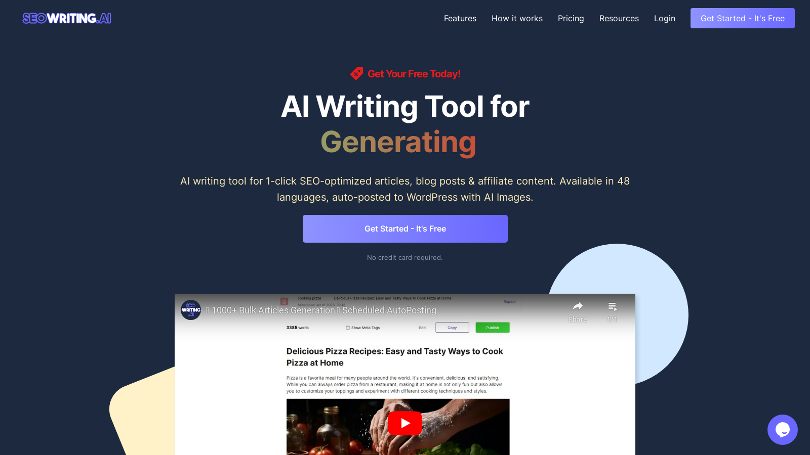 Revolutionize Your Content Creation with SEOWriting.AI – 1-Click SEO-Optimized Articles & More