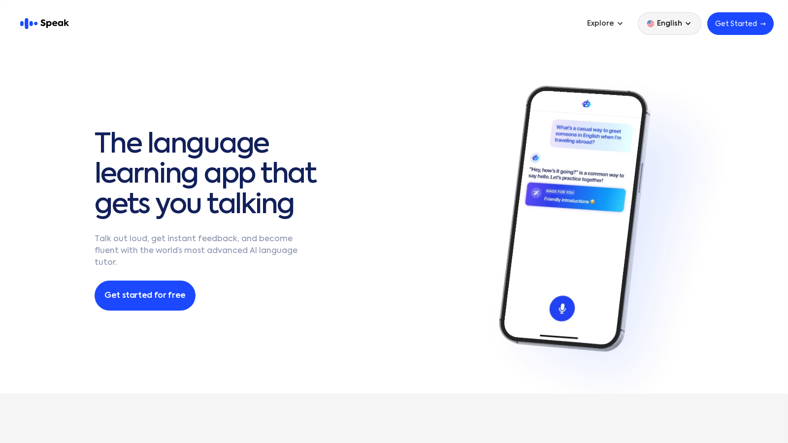 Master New Languages with the Speak Tutor AI Language Learning App