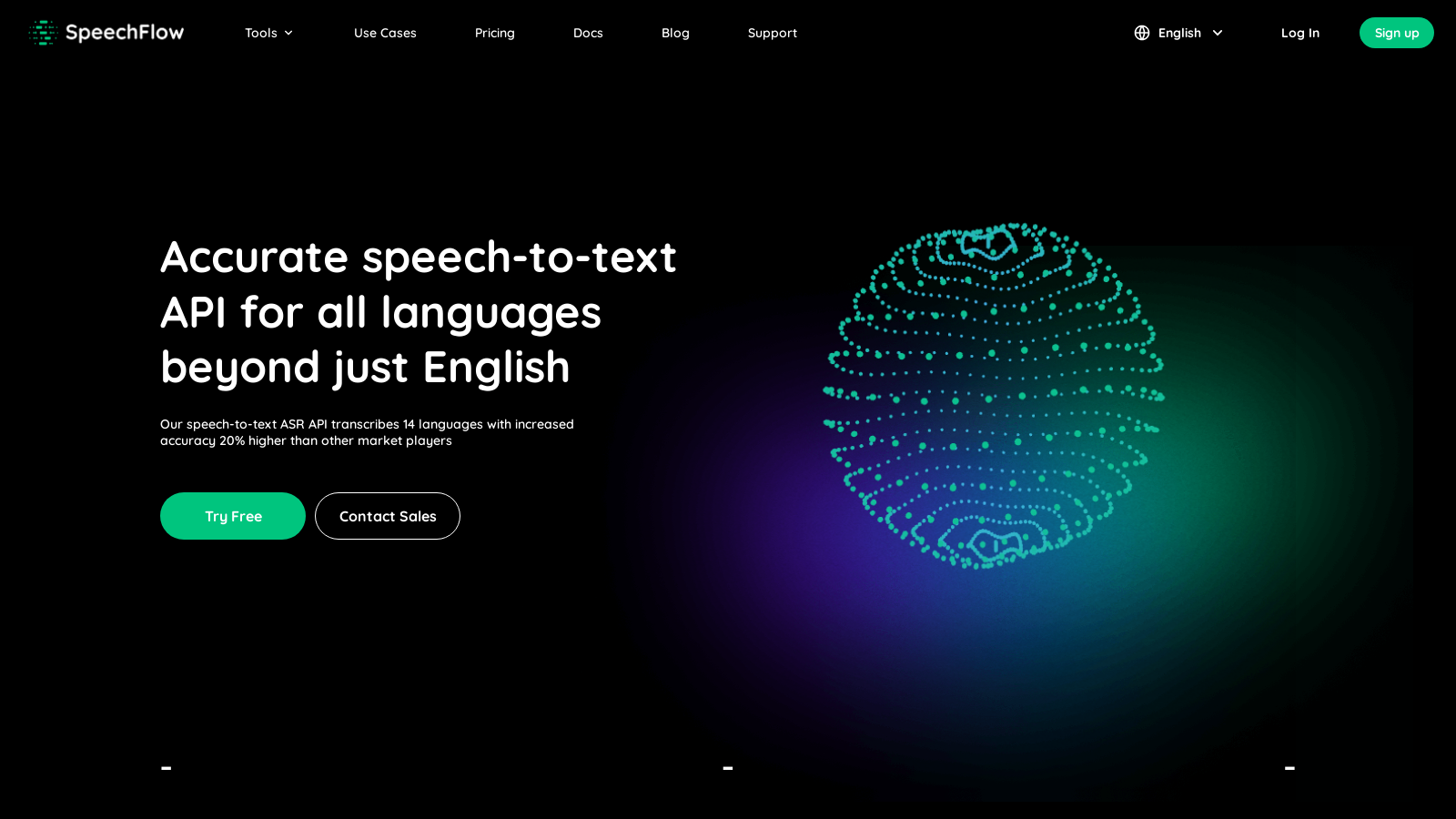 SpeechFlow: Powerful Speech Recognition API for Accurate Transcriptions