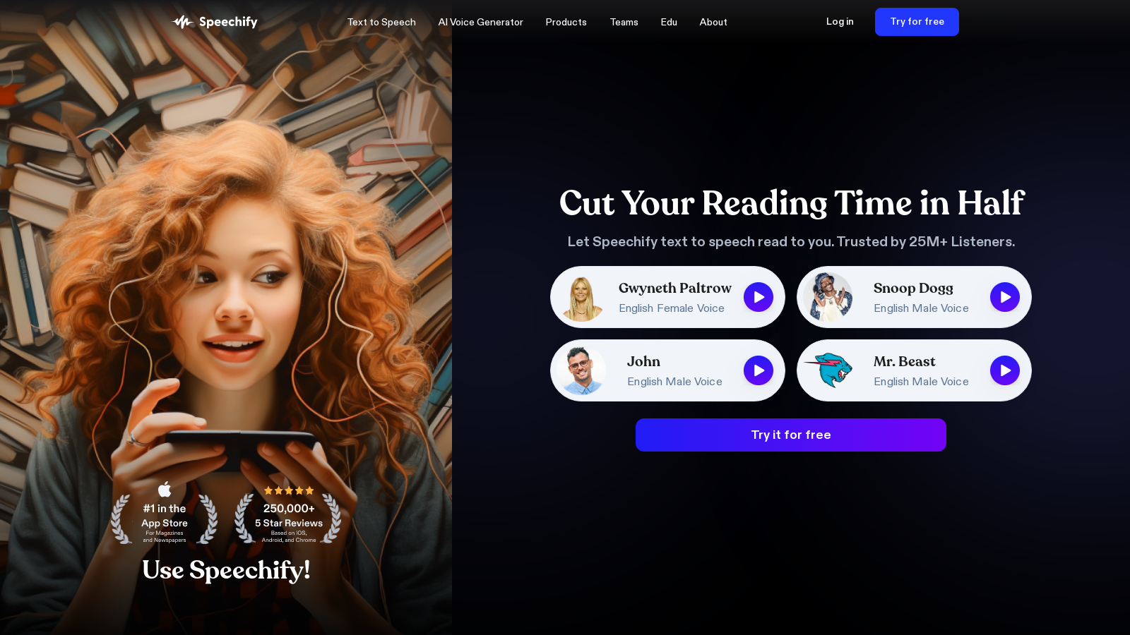 Accelerate Your Reading with Speechify – Double Speed, Focus, and Retention