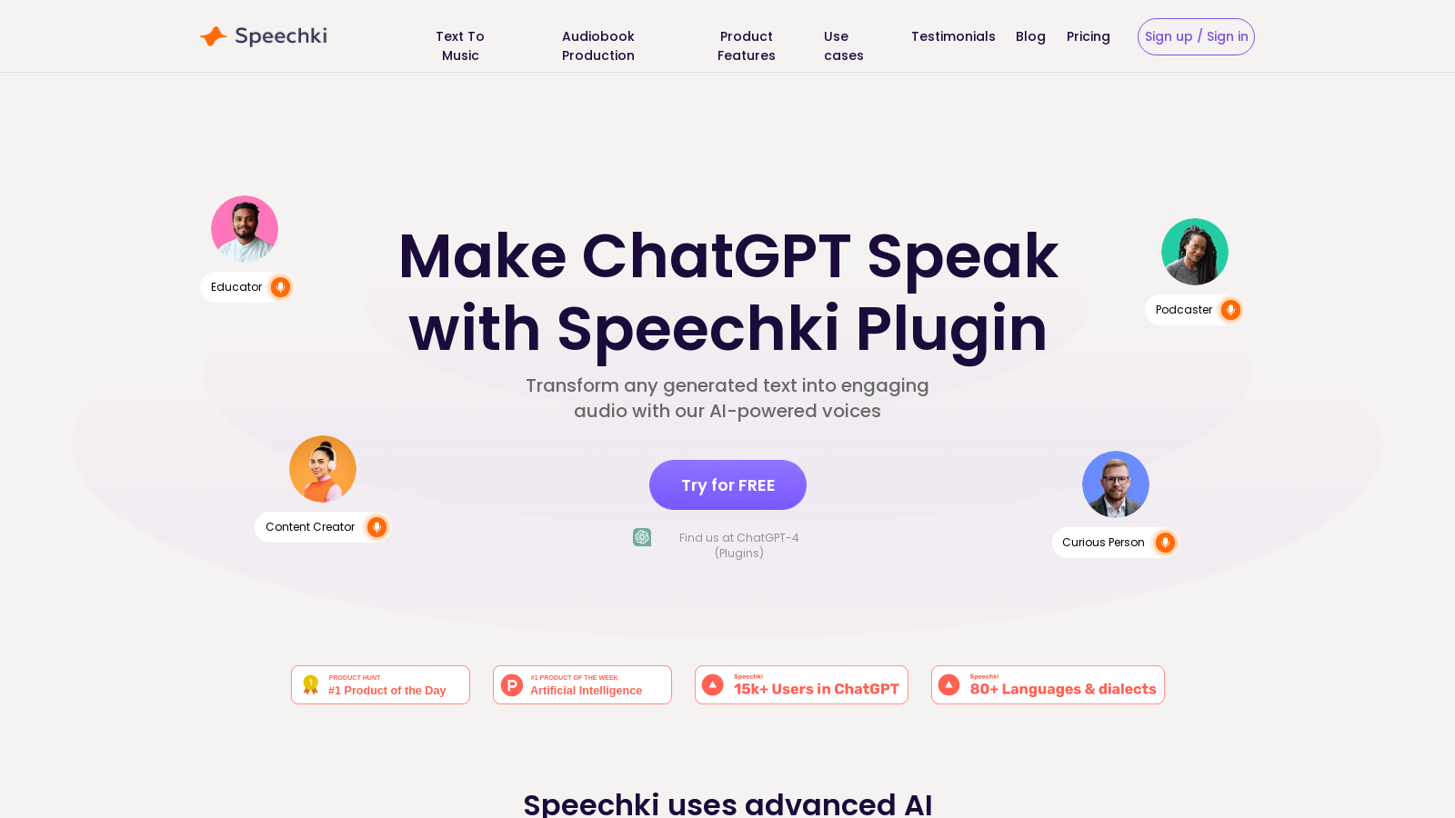 Speechki ChatGPT Plugin: Transform Text into High-Quality Audio