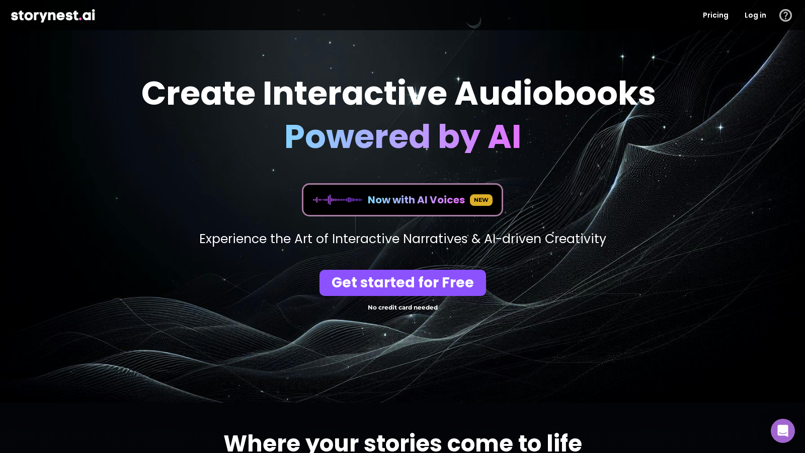 Unleash Creativity and Interactive Storytelling with StoryNest.ai