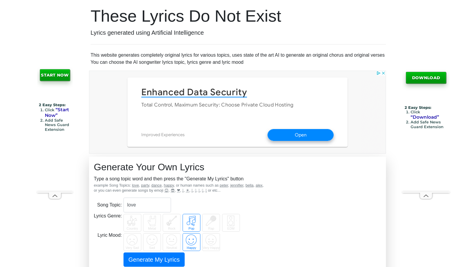 Unleash Creativity with AI-Powered Lyrics Generation