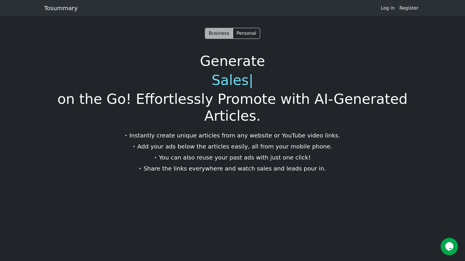 ToSummary: The AI-Powered Summarizer for Articles and Videos