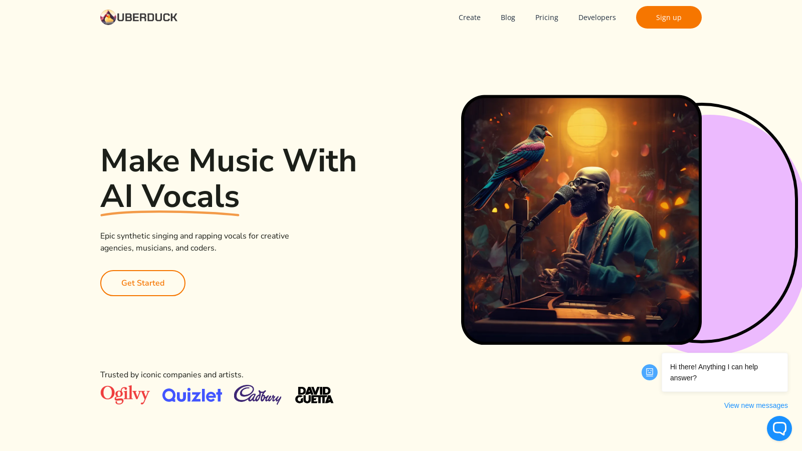 Uberduck: Revolutionize Music Creation with AI-Driven Vocals