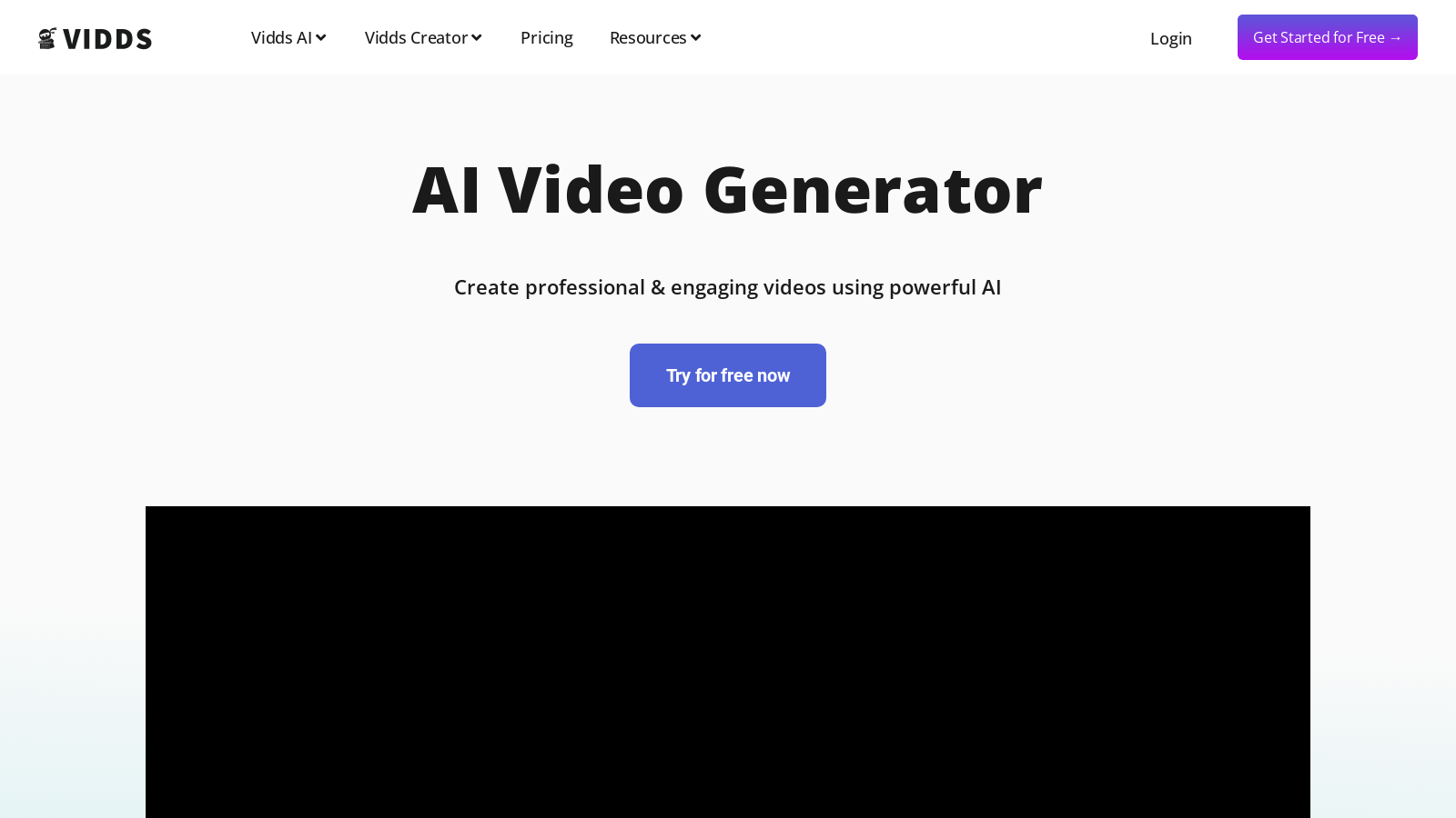 AI Video Generator – Professional Videos in Minutes