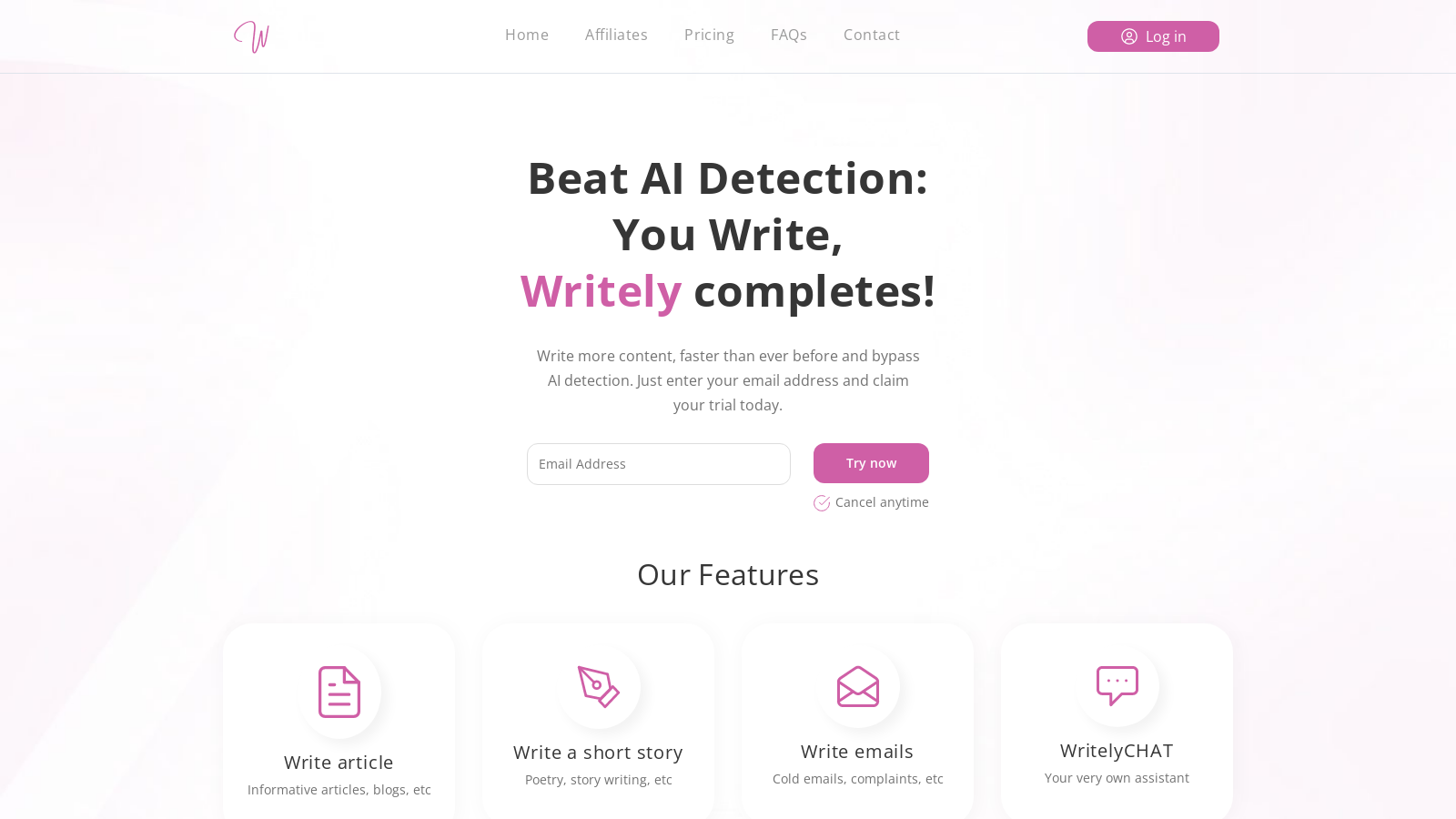 Writely – Unleash Your Creative Potential & Bypass AI Detection